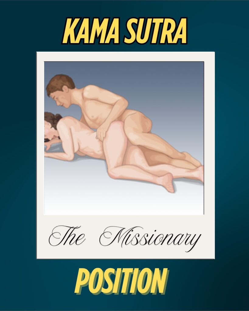 Modified missionary position for deeper intimacy.