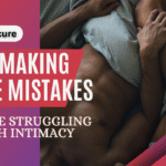 Disconnected couple struggling with intimacy
